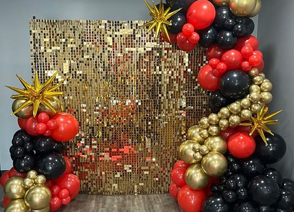 Фотозона "Казино с шарами"