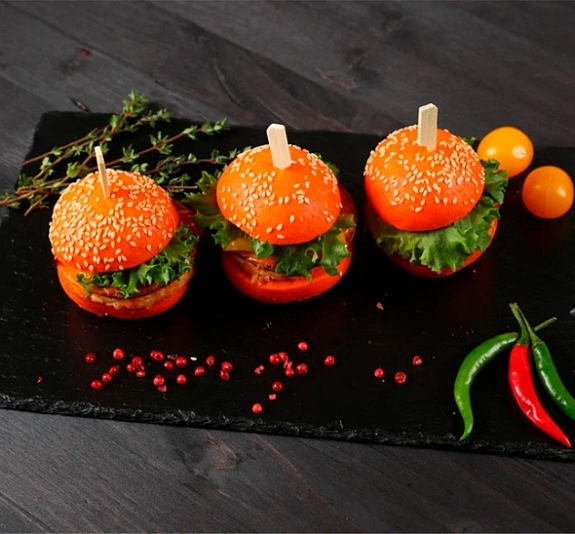 Мини бургер с индейкой рис 1