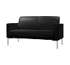 Диван Urban двухместный черный рис 3