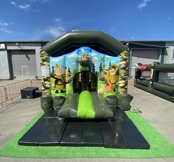 картинка Батут "Военный" от компании Рент-Бери