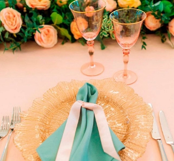 Скатерть прямоугольная бежевая рис 2