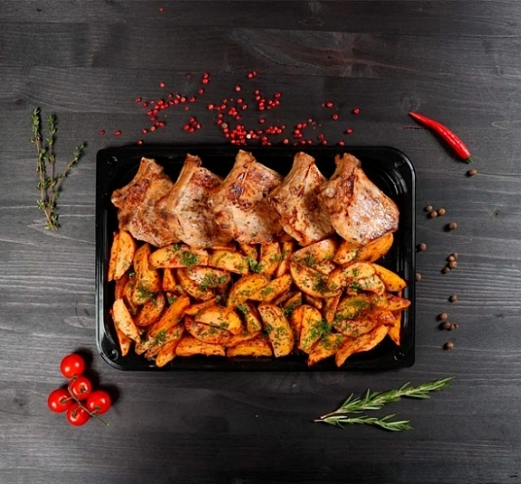 Конфи из свиной корейки рис 4