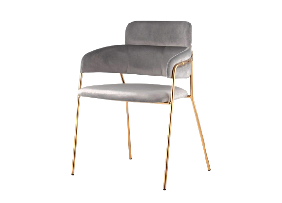 Стул Полин светло-серый