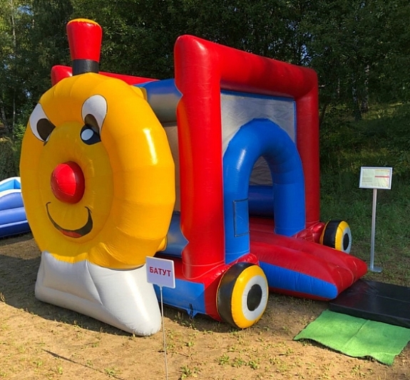 Батут "Паровозик" рис 4