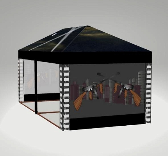 Тент палатка "Чикаго" 5х2,5 рис 5