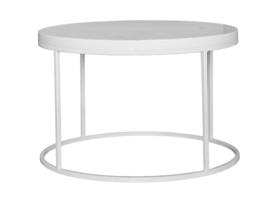 картинка Журнальный стол Round White от компании Рент-Бери