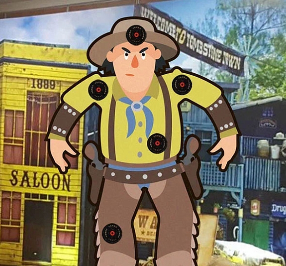 Лазерный Ковбойский тир рис 1