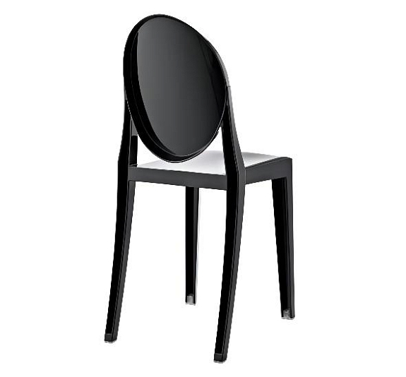 Стул Victoria Ghost черный рис 3