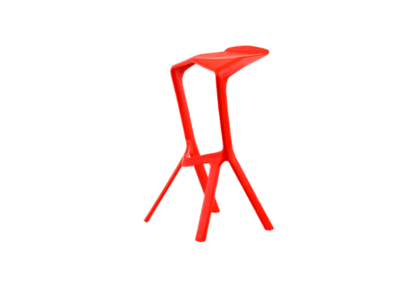 Стул барный Miura Red