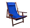 Синий шезлонг рис 2