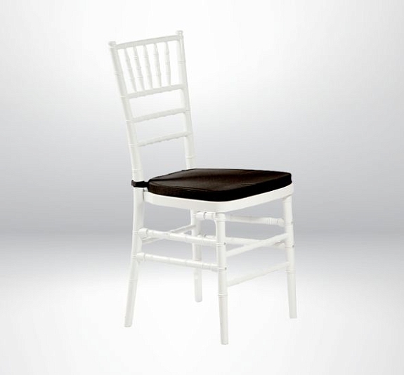 картинка Подушка на стул черная от компании Рент-Бери