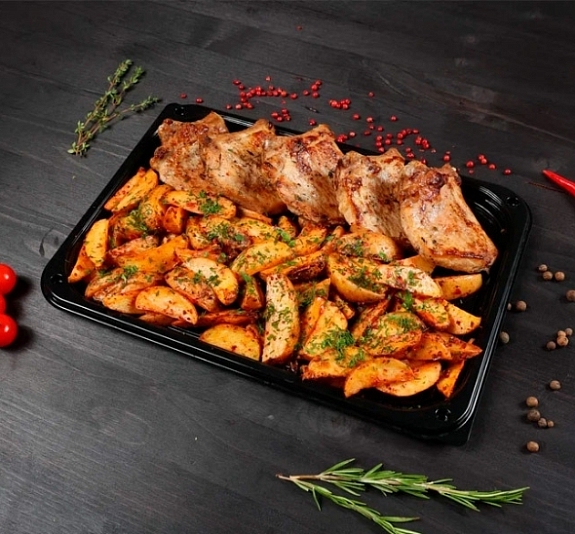 Конфи из свиной корейки рис 1