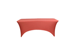 Стрейч скатерть для прямоугольного стола бордовая