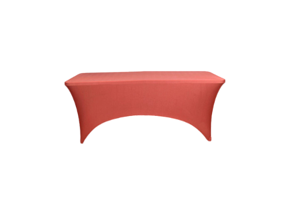Стрейч скатерть для прямоугольного стола бордовая