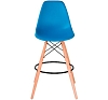 Стул барный Eames синий рис 2