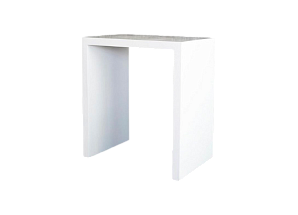 Белый п-образный стол (маленький)