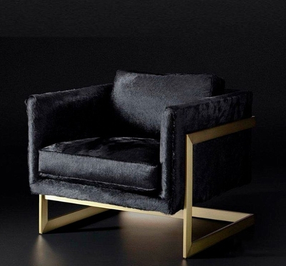 Кресло Andrian Gold Black рис 3