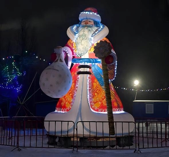 картинка Дед Мороз надувной от компании Рент-Бери