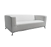 Диван Клиппан тканевый белый рис 2