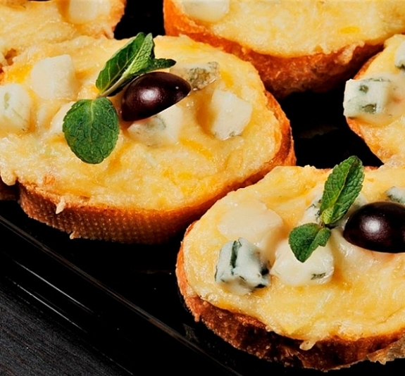 Брускетта Горгонзола рис 3