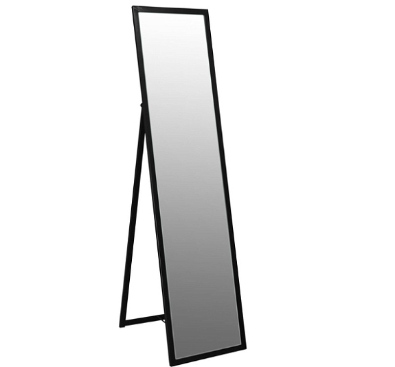 Зеркало напольное чёрное рис 2