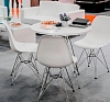 Стул Eames металл белый рис 4