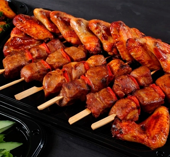 Брошетт из свиной шейки рис 3