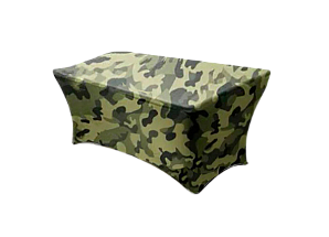 Стрейч скатерть для прямоугольного стола армейская