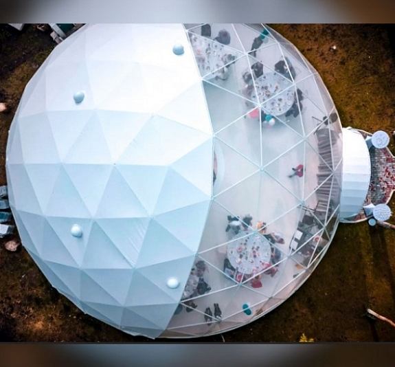 картинка Шатер сфера 14x14 от компании Рент-Бери