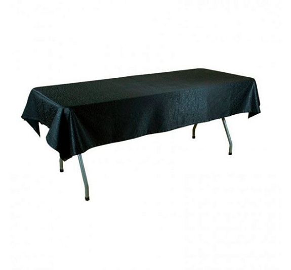 Скатерть прямоугольная черная «Жаккард» рис 3