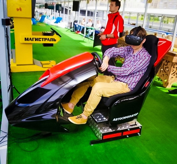картинка Автосимулятор VR от компании Рент-Бери