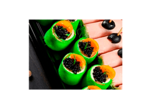 Блинчики с семгой и сыром "Филадельфия"