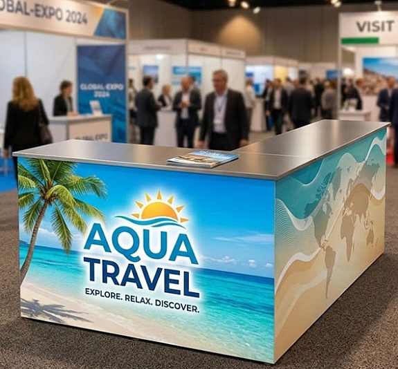 SEGwall Ресепшен с печатью без подсветки рис 1