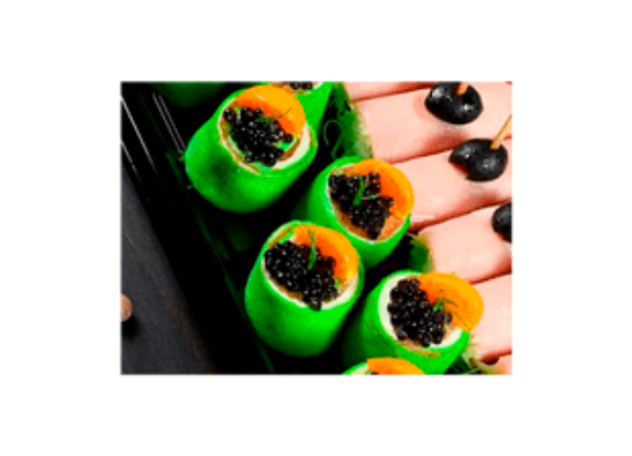 Блинчики с семгой и сыром "Филадельфия"