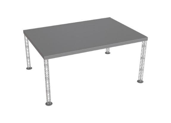 Шатёр Односкатный из ферм 8х6 Металлик