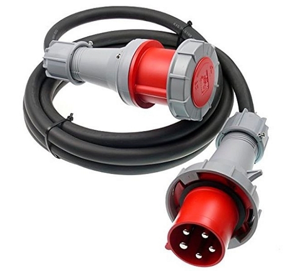 Силовой кабель 380V-125А-5 м рис 1