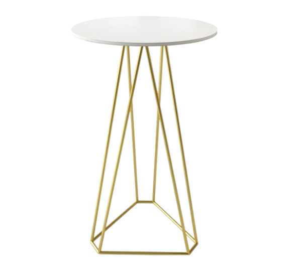 Стол фуршетный Rinfresco D-70 White and Gold