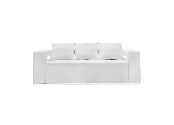 Диван Hi-Tech трехместный белый