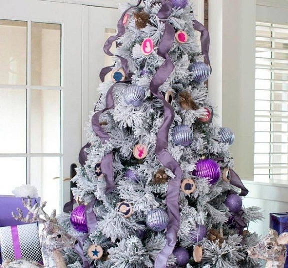 Ёлка искусственная заснеженная 240 см рис 2