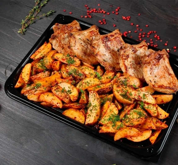 Конфи из свиной корейки рис 3