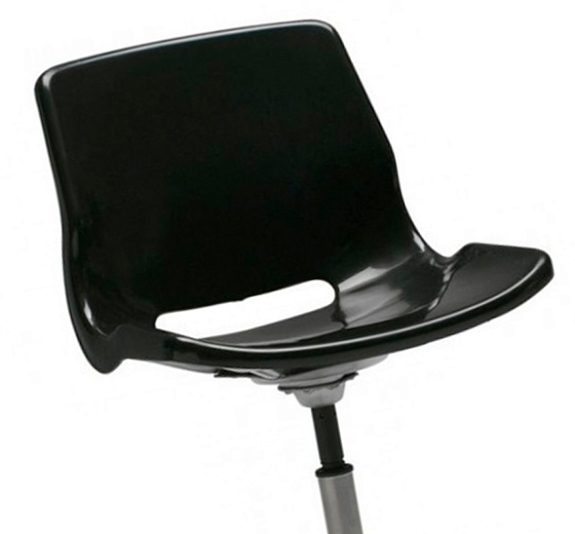 Стул пластиковый Snille чёрный рис 2