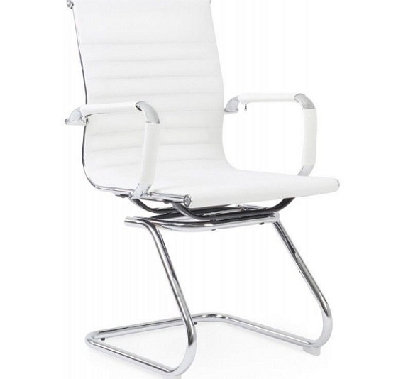 Кресло офисное Conference белое рис 2