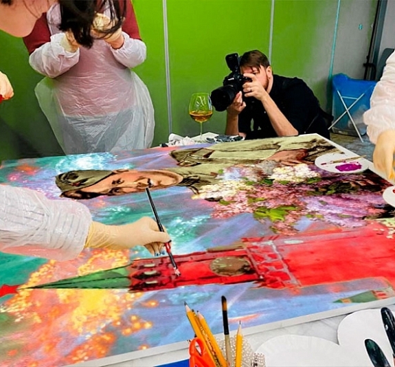 Мастер-класс «Сборная картина 9 мая» рис 2