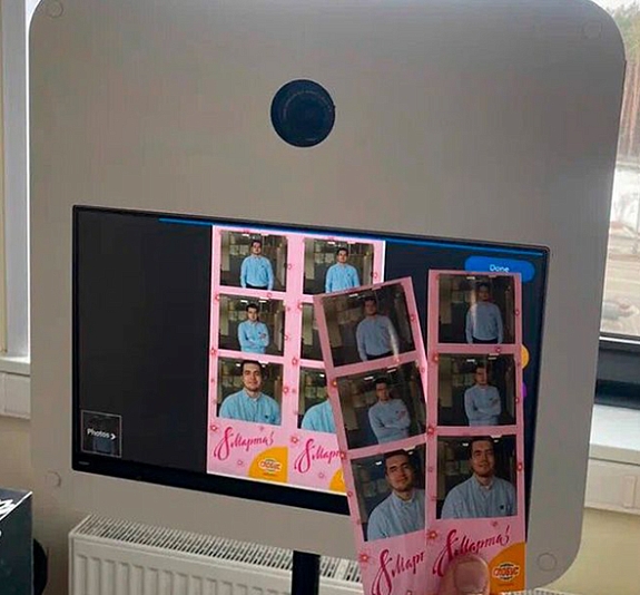 Новогодняя смарт фотостойка рис 4