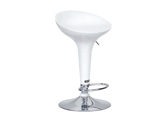 картинка Стул барный Bombo белый от компании Рент-Бери