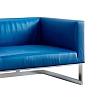Диван Andrian Silver & Blue рис 2
