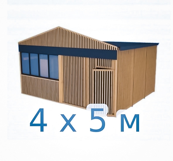 картинка Модуль Раздевалка 4х5 м от компании Рент-Бери