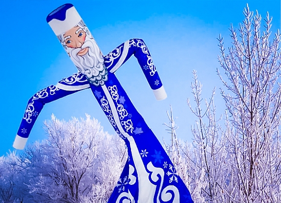 картинка Аэромен новогодний от компании Рент-Бери