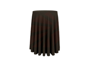 Скатерть черная круглая для коктейльного стола