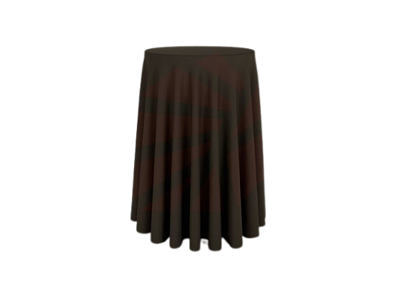 Скатерть черная круглая для коктейльного стола